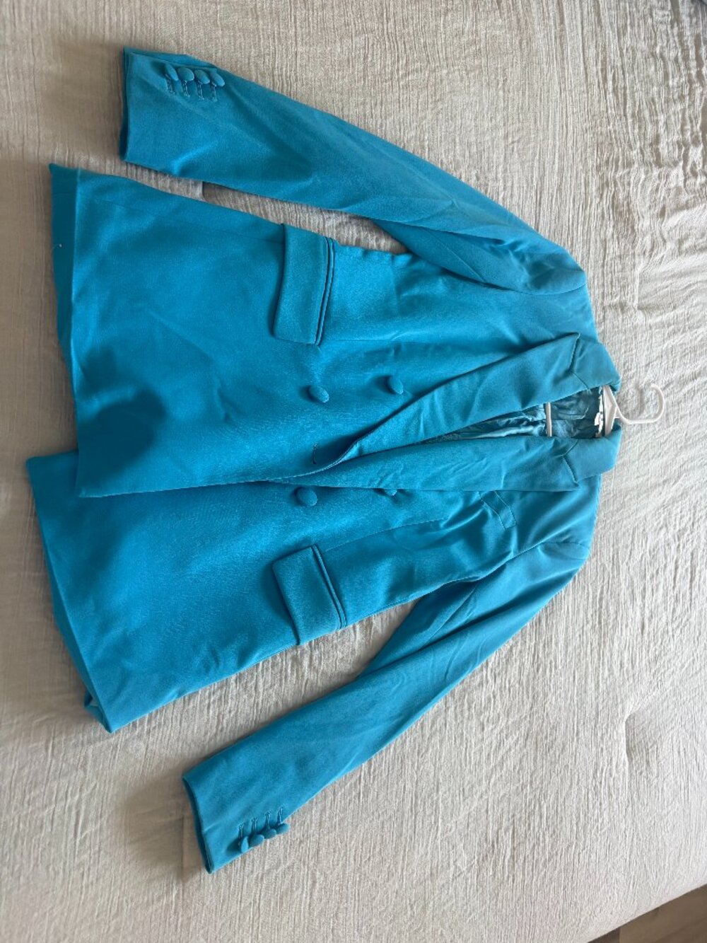 Forever Unique Strong Blue Blazer, Size US 4.